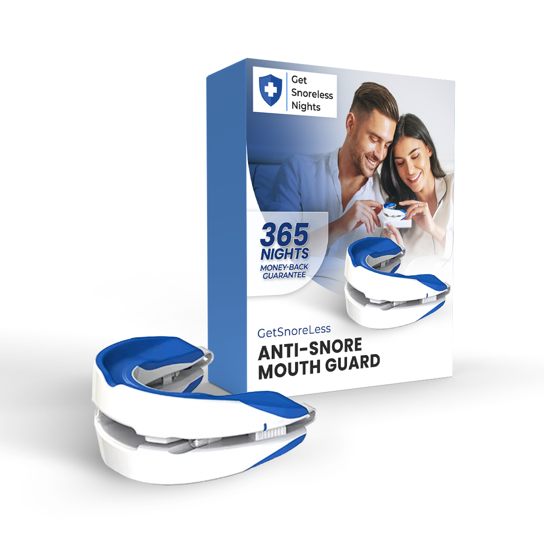 SnoreLess Guard’s Anti-Snore Mouth Guard+ by GetSnoreLessNight